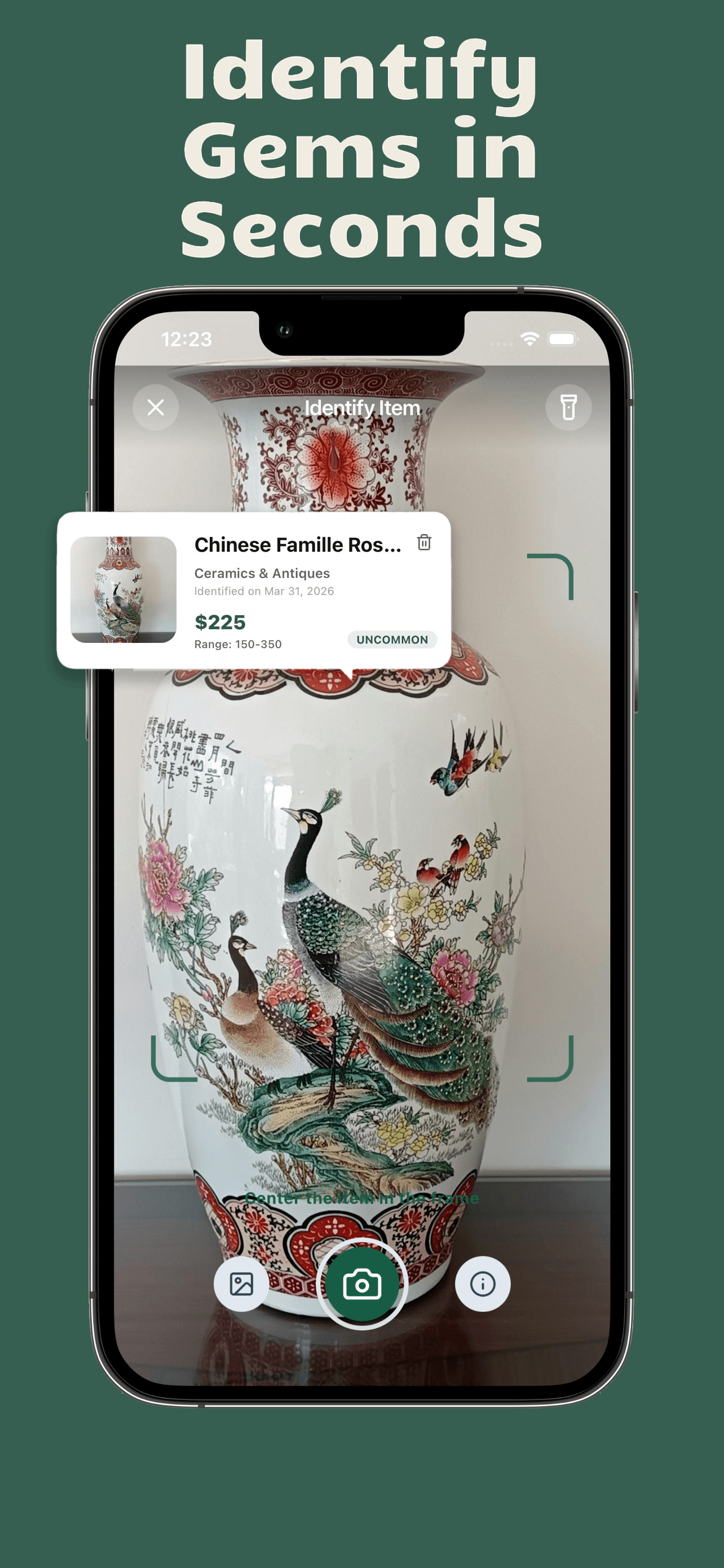 Thrift Hunt app screen